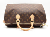 Louis Vuitton Monogram Speedy 35 Bandouliere Brown Aa0926szxsa