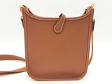 Hermes Evelyne 16 Amazone Gold Brown Clemence Gold Crossbody Bag Do0226orxzde