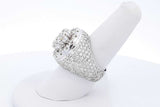 5.1cttw Diamond 14k White Gold Ring 23.2 Grams Size 8.5 Eb0626ocirde