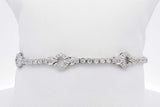 0.9cttw Diamond Tennis Bracelet In 18k White Gold 11.3 Grams 7 Inch Eb0726lxxzsa