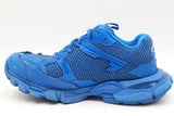 Balenciaga Track 3 Distressed Mesh Sneakers In Blue Size 42 Eb0126lpxdu
