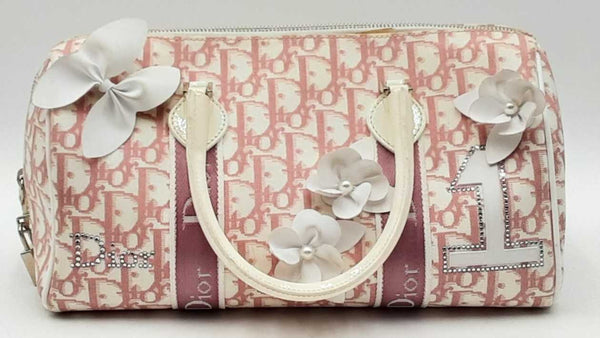 Christian Dior Canvas Diorissimo Pink Oblique Trotter Boston Bag Eb1125prxdu