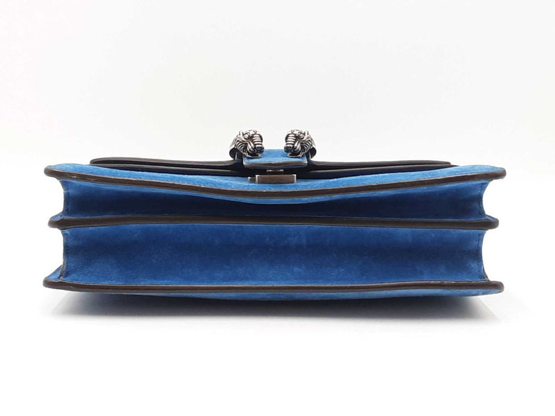 Gucci Dionysus Blue Suede Shoulder Bag Fw0725wzxdu