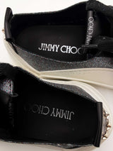 Jimmy Choo Glitter Sneakers Size 36.5 Eb0626crsa