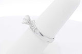1.0ctw Center Round Diamond Ring 14k White Gold 2.5 Grams Size 6.5 Eb0325lcxzsa