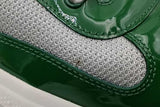 Prada Green Patent Leather & Fabric America's Cup Sneakers Size 11 Eb0826lxzsa
