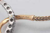 1.05cttw Diamond Necklace 18k Yellow Gold & Platinum Setting 15.4g Eb0126llxzsa