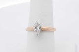 0.4ctw Marquis Diamond Ring In 14k Yellow Gold 2.5 Grams Size 6.5 Eb0925wlrsa