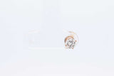 0.37ctw Diamond Single Stud Earring In 10k Yellow Gold 0.6 Grams Eb0426lerdu