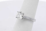 1.29cttw Lab Grown Diamond Ring In 14k White Gold 3.8 Grams Size 6 Eb0326wrxsa