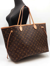 Louis Vuitton Neverfull Gm Bag & Pochette In Monogram Coated Canvas Fw0726crzdu