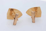 18k Yellow Gold Equestrian Shield Cuff Links 16.6 Grams Eb0826lpxzde