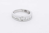 0.92cttw Baguette Diamond Ring In 10k White Gold 4.3 Grams Size 7 Eb0726wxrsa