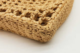 Prada Raffia Crochet Logo Tote Bag Eb1026exzde