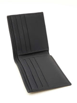 Gucci Guccissima Web Bifold Wallet In Embossed Navy Blue Leather Fw1225crdu