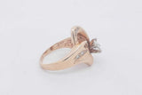 0.60ctw Diamond Ring In 14k Yellow Gold 6.7 Grams Size 6.75 Eb0825rzxsa