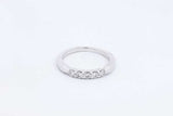 0.15cttw Diamond Ring In 18k White Gold 3 Grams Size 5.5 Eb0725lwxdu