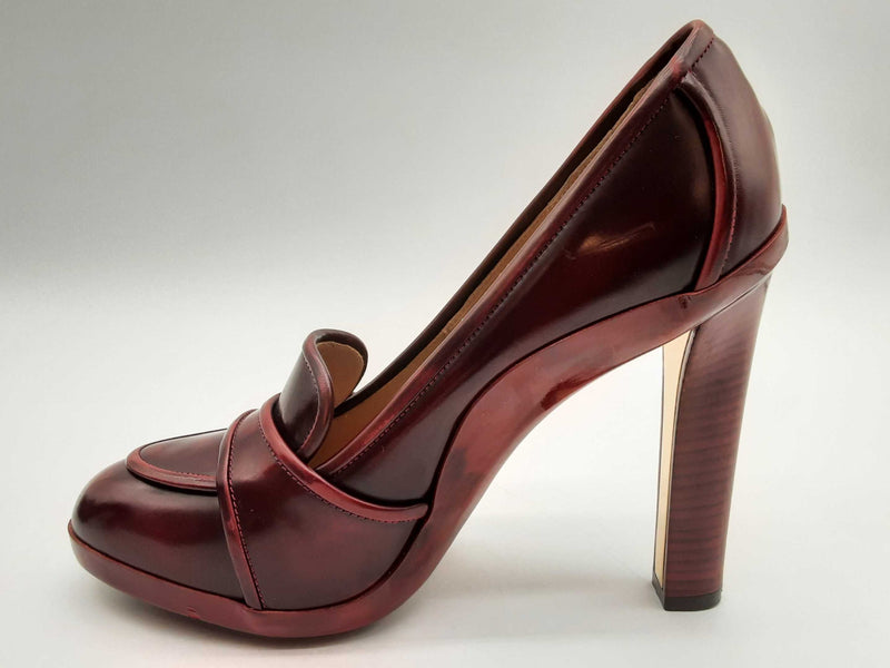 Salvatore Ferragamo Rietta Red Leather Heels Size Us 5.5 Do0924sxde