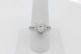1.52cttw Diamond Ring In 14k White Gold 5.3 Grams Size 7.75 Eb1026lxxzsa