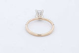 0.91cttw Diamond Ring In 14k Yellow Gold 2.2 Grams Size 5.75 Eb0826lxxzde