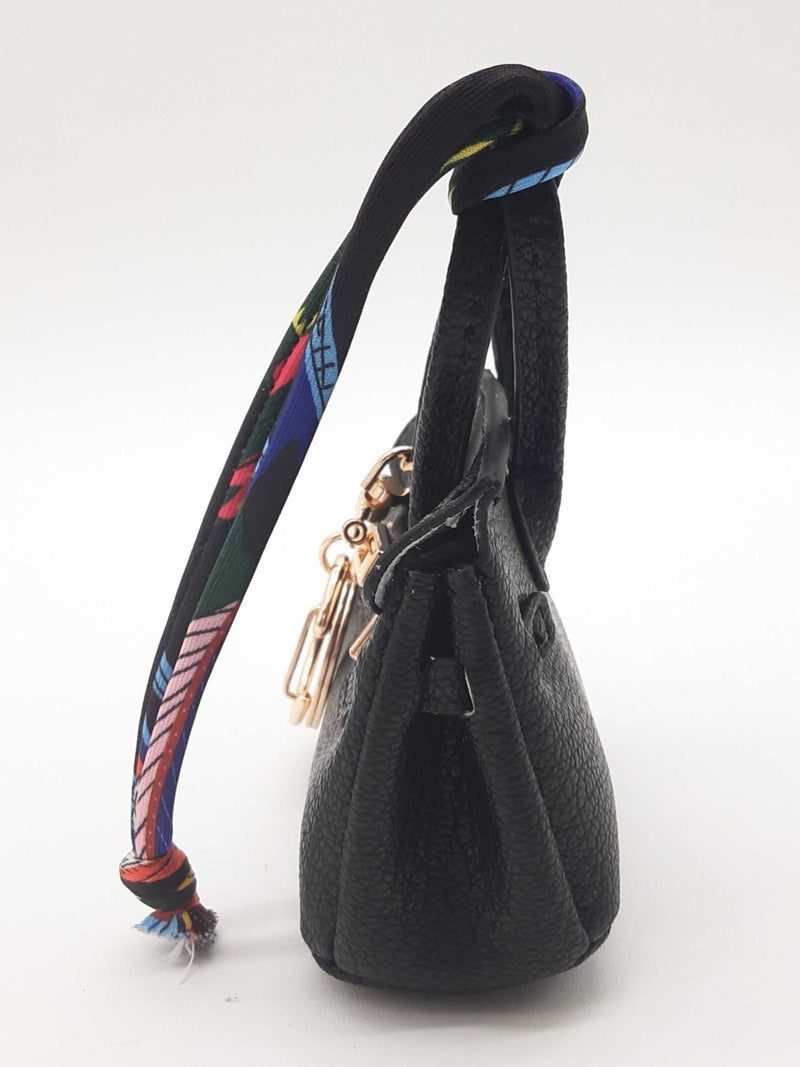 Black Doggie Bag Holder Mini Bag Charm Do0825cde