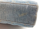 Ysl Saint Laurent Washed Denim Matelasse Chevron College Bag Sd0925ezxde