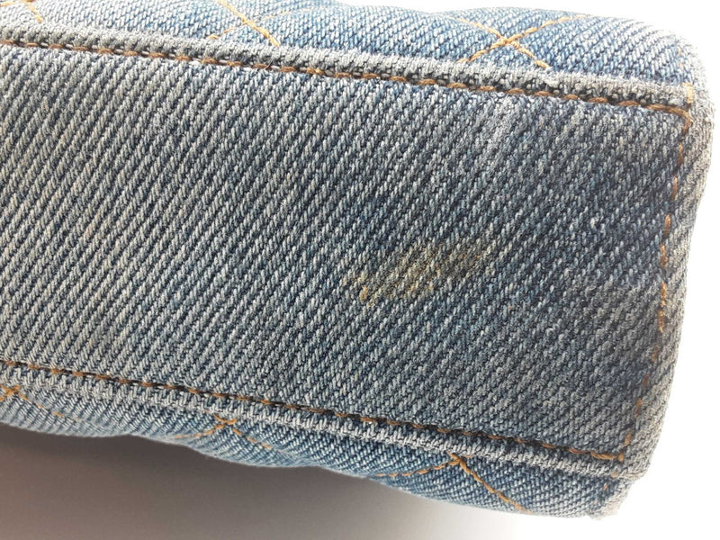 Ysl Saint Laurent Washed Denim Matelasse Chevron College Bag Sd0925ezxde