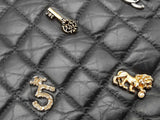 Chanel Quilted Black Leather Lucky Charms Reissue O-case Clutch Eb0626exzde