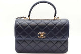Chanel Quilted Leather Trendy Cc Top Handle Bag Eb0326pxxzde