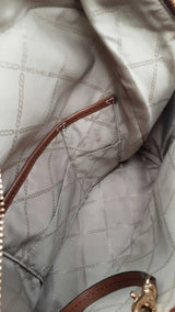 Michael Kors Rhea Small Zip Backpack In Signature Logo Coated Canvas Fw0326czsa