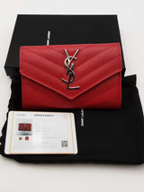 Yves Saint Laurent Quilted Envelope Cassandre Matelasse Wallet Eb0826orxsa