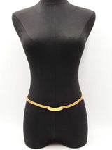 Chanel Gold-tone Logo Buckle & Mesh Belt Fw0725czxdu