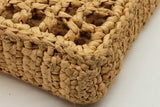 Prada Raffia Crochet Logo Tote Bag Eb1026exzde