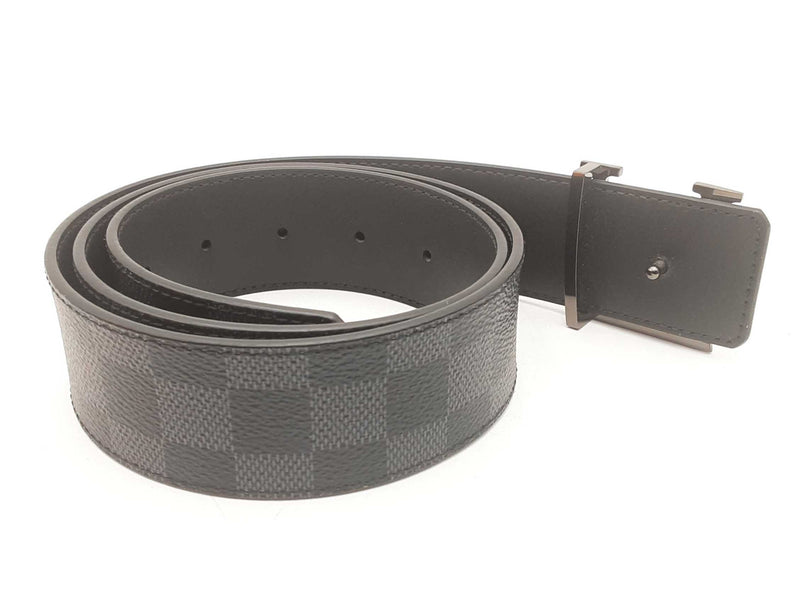 Louis Vuitton Lv Initiales Damier Graphite Reversible Belt 80/32 Sd0825lcrsa