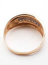 0.50 Cttw Diamond & 14k Yellow Gold Cluster Ring 7.5 Gram Size 13.75 Fw0825orxdu