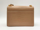 Yves Saint Laurent Sunset Medium Crocodile-embossed Leather Flap Bag Fw0125crzdu