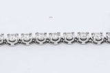 8.0ctw Lab Grown Diamond Tennis Necklace Sterling Silver 21.5 Grams Eb0725srxdu
