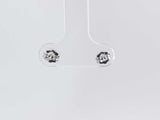 0.50 Cttw Diamond 14k White Gold .6 Grams Earrings Aa0325wrzsa