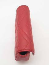 Gucci Gg Marmont Mini Matelasse Quilted Red Leather Crossbody Eb1025wxzde