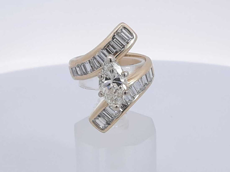 3.48 Cttw 14k Yellow Gold 9.4 G Wedding Ring Size 7 Aa0525wxzxsa