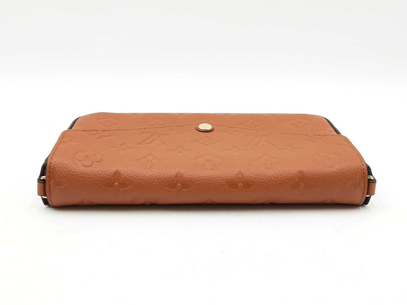 Louis Vuitton Pochette Félicie In Brown Monogram Empreinte Leather Fw1125pzxdu