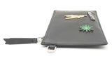 Lanvin X Future Leather Double Clutch With Id Card Case Eb0724ooosa