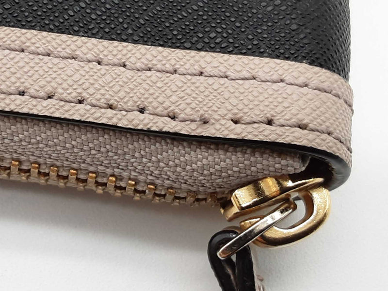 Kate Spade Hazel Court Bow Lacey Black Gray Continental Wallet Do0825pxde