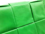Bottega Veneta Candy Cassette Green Leather Crossbody Bag Do0425pxzde