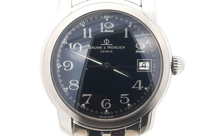 Baume & Mercier Blue Dial Stainless Steel Watch 36mm Eb0723lrxsa