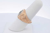 0.7cttw Diamond Ring In 14k Yellow Gold 12.4 Grams Size 6.5 Eb0926exzde
