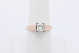 0.42ctw Princess Cut Diamond Ring In 14k Yellow Gold 4.5g Size 6.75 Eb0526ixzdu
