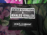 Dolce & Gabbana X Dj Khaled Multicolored Flowers Jacket Size 56 Do0226pxzde