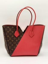 Louis Vuitton Kimono Tote Bag In Monogram Canvas & Cerise Leather Fw0625rzxdu