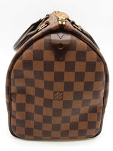 Louis Vuitton 30 Speedy Brown Damier Ebene Handbag Do0525ixzde
